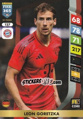 Sticker Leon Goretzka - FIFA 365: 2024-2025. Adrenalyn XL
 n. 127 - Panini