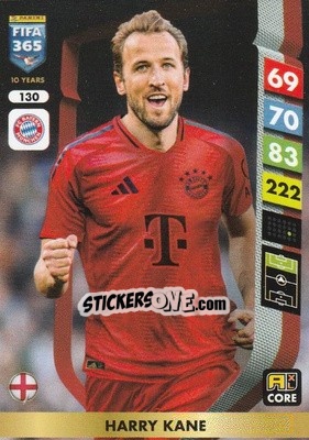 Sticker Harry Kane - FIFA 365: 2024-2025. Adrenalyn XL
 n. 130 - Panini