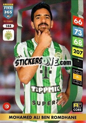 Sticker Mohamed Ali Ben Romdhane - FIFA 365: 2024-2025. Adrenalyn XL
 n. 144 - Panini