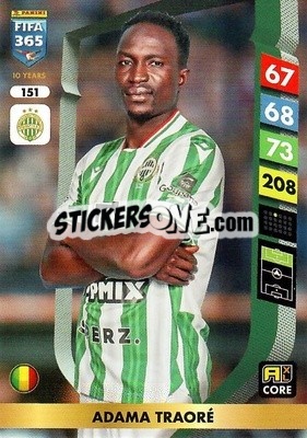 Sticker Adama Traoré - FIFA 365: 2024-2025. Adrenalyn XL
 n. 151 - Panini