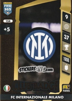 Sticker Club Badge - FIFA 365: 2024-2025. Adrenalyn XL
 n. 154 - Panini