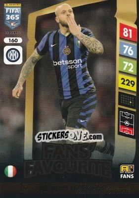 Sticker Federico Dimarco - FIFA 365: 2024-2025. Adrenalyn XL
 n. 160 - Panini