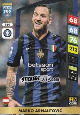 Sticker Marko Arnautović - FIFA 365: 2024-2025. Adrenalyn XL
 n. 169 - Panini