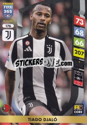 Sticker Tiago Djaló - FIFA 365: 2024-2025. Adrenalyn XL
 n. 176 - Panini