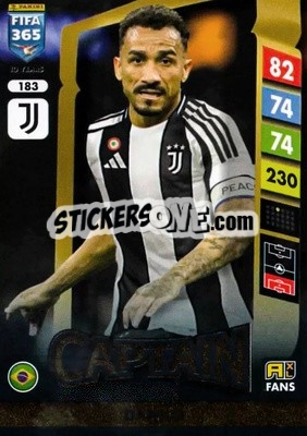 Sticker Danilo - FIFA 365: 2024-2025. Adrenalyn XL
 n. 183 - Panini