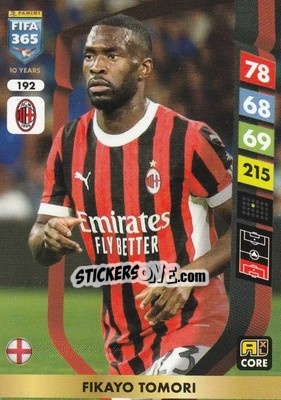 Sticker Fikayo Tomori - FIFA 365: 2024-2025. Adrenalyn XL
 n. 192 - Panini