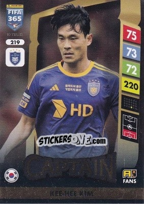 Sticker Kim Kee-hee - FIFA 365: 2024-2025. Adrenalyn XL
 n. 219 - Panini
