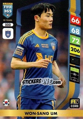 Sticker Um Won-sang - FIFA 365: 2024-2025. Adrenalyn XL
 n. 222 - Panini