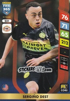 Sticker Sergiño Dest - FIFA 365: 2024-2025. Adrenalyn XL
 n. 231 - Panini