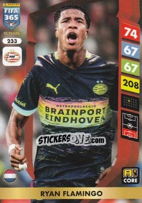 Sticker Ryan Flamingo - FIFA 365: 2024-2025. Adrenalyn XL
 n. 233 - Panini