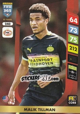 Sticker Malik Tillman - FIFA 365: 2024-2025. Adrenalyn XL
 n. 240 - Panini