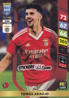 Sticker Tomás Araújo - FIFA 365: 2024-2025. Adrenalyn XL
 n. 246 - Panini
