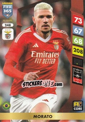 Cromo Morato - FIFA 365: 2024-2025. Adrenalyn XL
 n. 248 - Panini