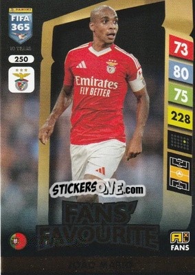 Sticker João Mário - FIFA 365: 2024-2025. Adrenalyn XL
 n. 250 - Panini