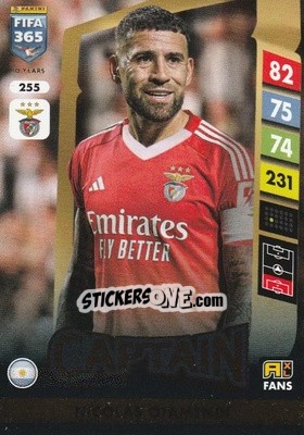 Sticker Nicolás Otamendi - FIFA 365: 2024-2025. Adrenalyn XL
 n. 255 - Panini