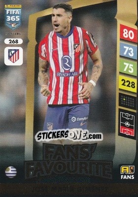 Sticker José Maria Giménez - FIFA 365: 2024-2025. Adrenalyn XL
 n. 268 - Panini