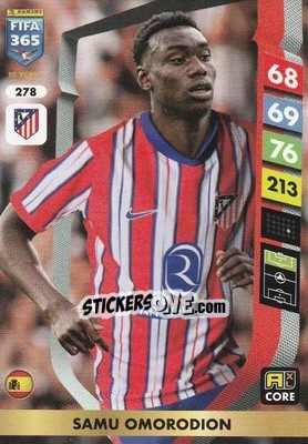 Cromo Samu Omorodion - FIFA 365: 2024-2025. Adrenalyn XL
 n. 278 - Panini