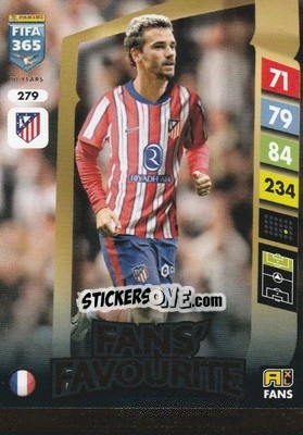 Sticker Antoine Griezmann - FIFA 365: 2024-2025. Adrenalyn XL
 n. 279 - Panini