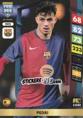 Sticker Pedri - FIFA 365: 2024-2025. Adrenalyn XL
 n. 292 - Panini