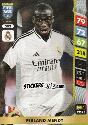 Sticker Ferland Mendy - FIFA 365: 2024-2025. Adrenalyn XL
 n. 303 - Panini