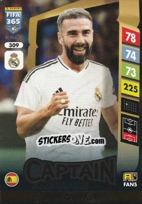 Sticker Dani Carvajal - FIFA 365: 2024-2025. Adrenalyn XL
 n. 309 - Panini