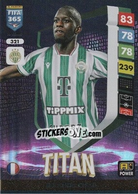 Sticker Ibrahim Cissé - FIFA 365: 2024-2025. Adrenalyn XL
 n. 321 - Panini