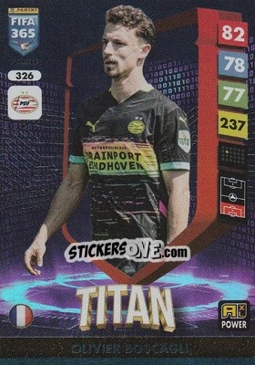 Sticker Olivier Boscagli - FIFA 365: 2024-2025. Adrenalyn XL
 n. 326 - Panini