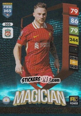 Sticker Alexis Mac Allister - FIFA 365: 2024-2025. Adrenalyn XL
 n. 333 - Panini
