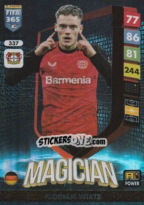 Sticker Florian Wirtz - FIFA 365: 2024-2025. Adrenalyn XL
 n. 337 - Panini
