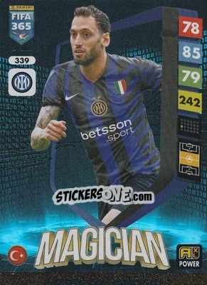 Sticker Hakan Çalhanoğlu - FIFA 365: 2024-2025. Adrenalyn XL
 n. 339 - Panini