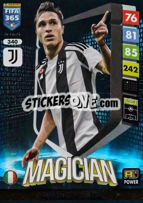 Sticker Federico Chiesa - FIFA 365: 2024-2025. Adrenalyn XL
 n. 340 - Panini