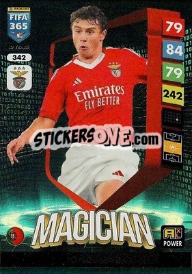 Sticker João Neves - FIFA 365: 2024-2025. Adrenalyn XL
 n. 342 - Panini