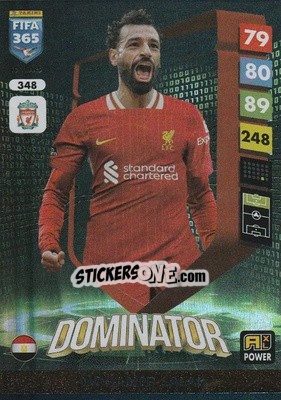 Sticker Mohamed Salah - FIFA 365: 2024-2025. Adrenalyn XL
 n. 348 - Panini