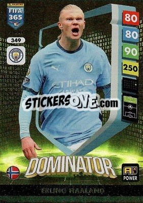 Sticker Erling Haaland - FIFA 365: 2024-2025. Adrenalyn XL
 n. 349 - Panini