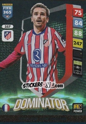 Sticker Antoine Griezmann - FIFA 365: 2024-2025. Adrenalyn XL
 n. 357 - Panini