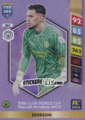 Sticker Ederson - FIFA 365: 2024-2025. Adrenalyn XL
 n. 361 - Panini