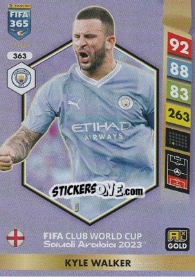 Sticker Kyle Walker - FIFA 365: 2024-2025. Adrenalyn XL
 n. 363 - Panini