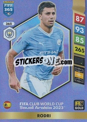 Sticker Rodri - FIFA 365: 2024-2025. Adrenalyn XL
 n. 365 - Panini