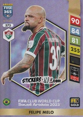 Sticker Felipe Melo - FIFA 365: 2024-2025. Adrenalyn XL
 n. 373 - Panini