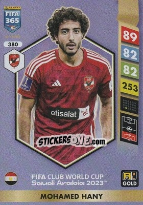 Sticker Mohamed Hany - FIFA 365: 2024-2025. Adrenalyn XL
 n. 380 - Panini
