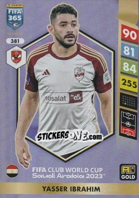 Sticker Yasser Ibrahim - FIFA 365: 2024-2025. Adrenalyn XL
 n. 381 - Panini