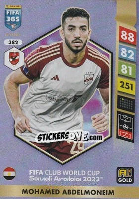 Sticker Mohamed Abdelmoneim - FIFA 365: 2024-2025. Adrenalyn XL
 n. 382 - Panini