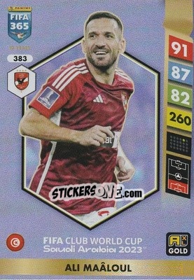 Sticker Ali Maâloul - FIFA 365: 2024-2025. Adrenalyn XL
 n. 383 - Panini