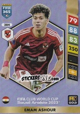 Sticker Emam Ashour - FIFA 365: 2024-2025. Adrenalyn XL
 n. 384 - Panini