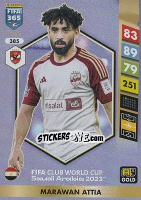 Sticker Marawan Attia - FIFA 365: 2024-2025. Adrenalyn XL
 n. 385 - Panini