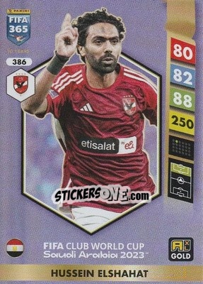 Sticker Hussein Elshahat - FIFA 365: 2024-2025. Adrenalyn XL
 n. 386 - Panini