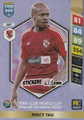 Sticker Percy Tau - FIFA 365: 2024-2025. Adrenalyn XL
 n. 387 - Panini