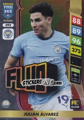 Sticker Julian Álvarez - FIFA 365: 2024-2025. Adrenalyn XL
 n. 392 - Panini