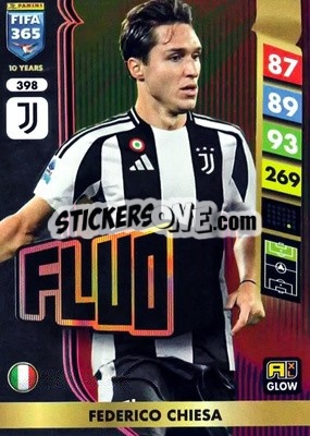 Sticker Federico Chiesa - FIFA 365: 2024-2025. Adrenalyn XL
 n. 398 - Panini
