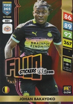 Sticker Johan Bakayoko - FIFA 365: 2024-2025. Adrenalyn XL
 n. 401 - Panini